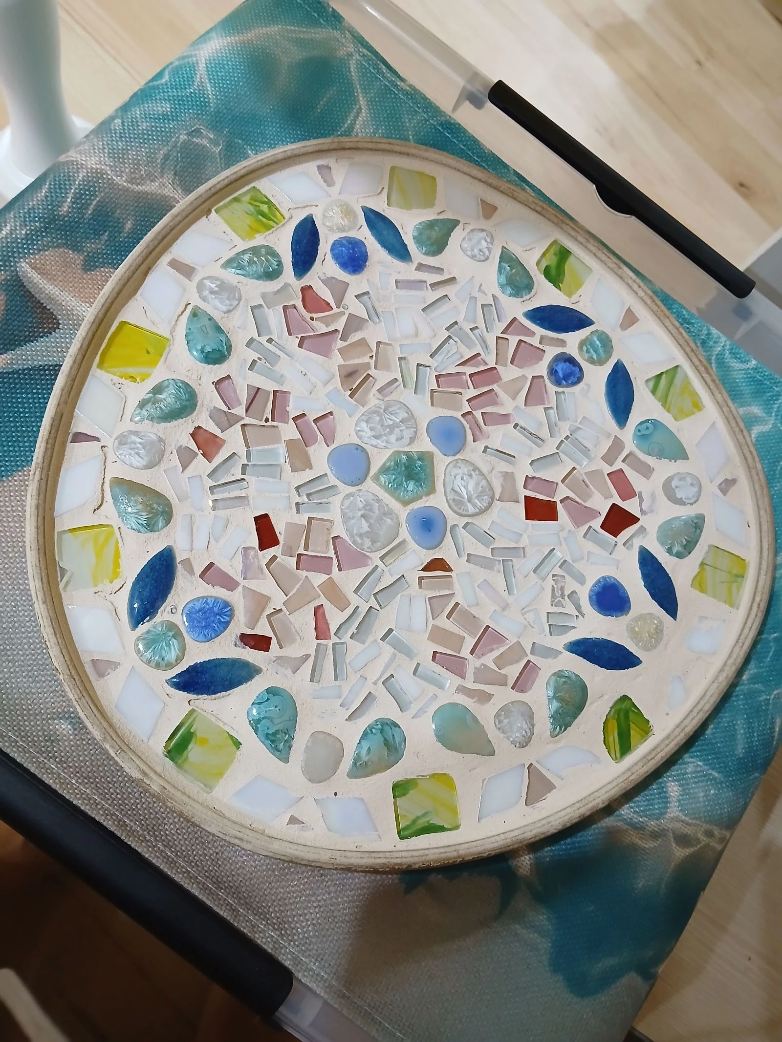 Plateau Mosaïques multicolore 